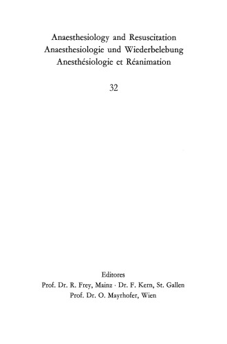 Örtliche Betäubung: Abdominal- Chirurgie