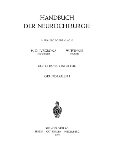 Grundlagen I: Erster Teil. Angewandte Anatomie · Physiologie · Pathophysiologie