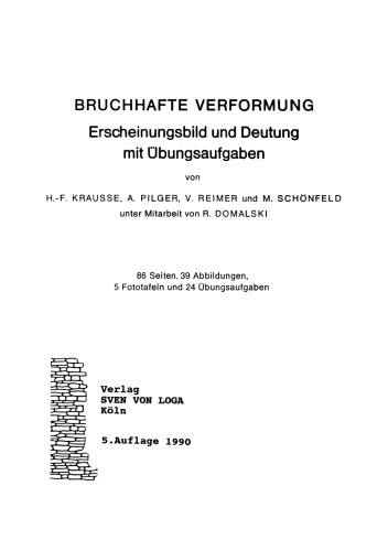Bruchhafte Verformung: Erscheinungsbild und Deutung mit Übungsaufgaben