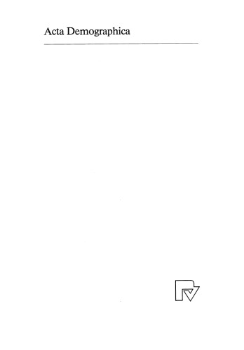 Acta Demographica 1991