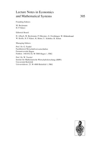 Economic Evolution and Demographic Change: Formal Models in Social Sciences