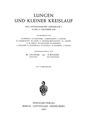 Lungen und Kleiner Kreislauf