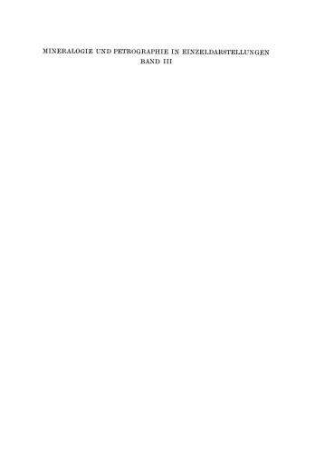 Entstehung und Stoffbestand der Salzlagerstätten