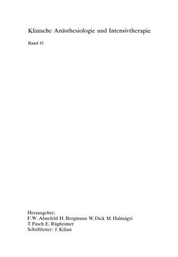 Anästhesie und kardiovaskuläres System