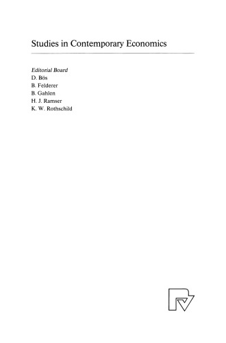 Dynamic Factor Demand in a Rationing Context: Theory and Estimation of a Macroeconomic Disequilibrium Model for the Federal Republic of Germany