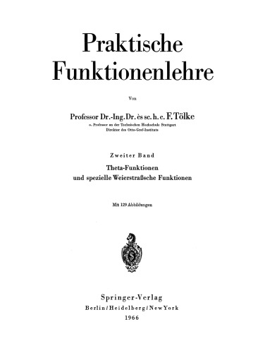 Theta-Funktionen und spezielle Weierstraßsche Funktionen