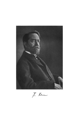 Gesammelte Mathematische Abhandlungen: Erster Band: Liniengeometrie Grundlegung der Geometrie zum Erlanger Programm