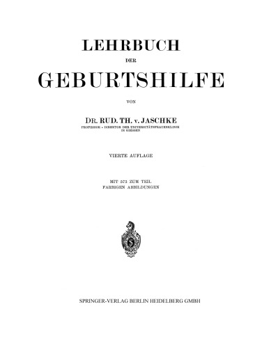 Lehrbuch der Geburtshilfe