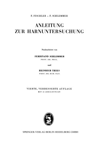 Anleitung zur Harnuntersuchung