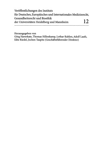 Rechtliche Regelung der Embryonenforschung im internationalen Vergleich