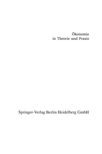 Ökonomie in Theorie und Praxis: Festschrift für Helmut Frisch