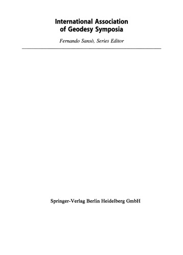 IV Hotine-Marussi Symposium on Mathematical Geodesy