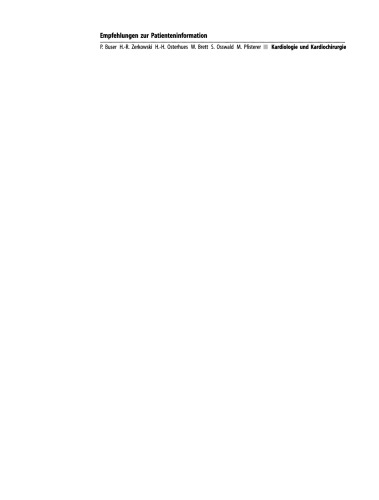 Kardiologie und Kardiochirurgie