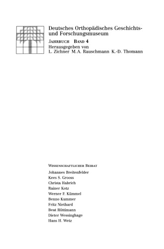 Geschichte der Grenzgebiete der Orthopädie