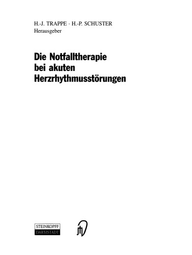 Die Notfalltherapie bei akuten Herzrhythmusstörungen