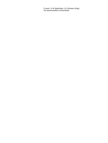 Die Intensivmedizin in Deutschland: Geschichte und Entwicklung