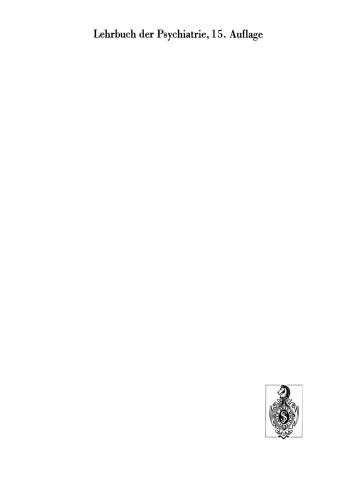 Lehrbuch der Psychiatrie