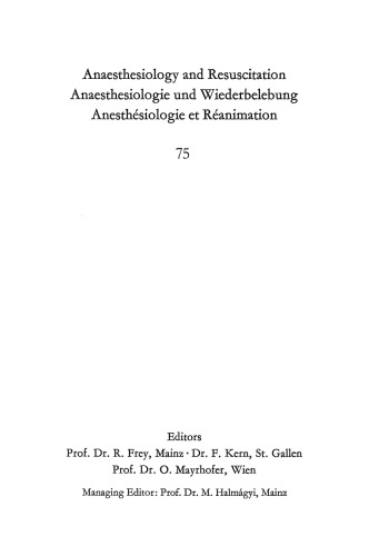 Anesthetic Management of Endocrine Disease