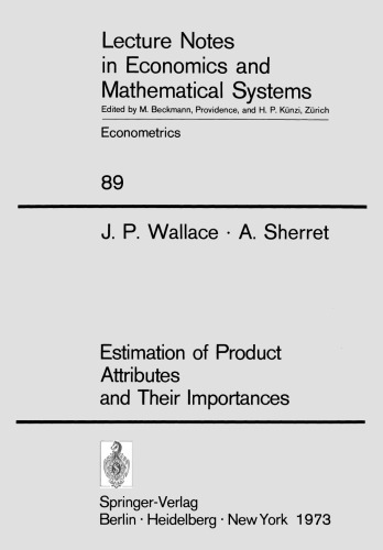 Estimation of Product Attributes and Their Importances