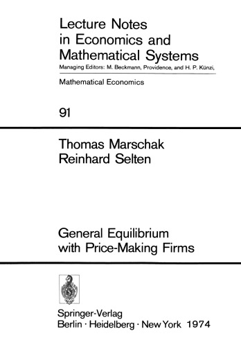 General Equilibrium with Price-Making Firms