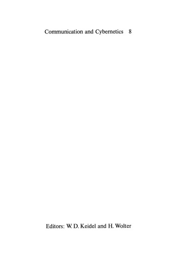 Facts and Models in Hearing: Proceedings of the Symposium on Psychophysical Models and Physiological Facts in Hearing, held at Tutzing, Oberbayern, Federal Republic of Germany, April 22–26, 1974
