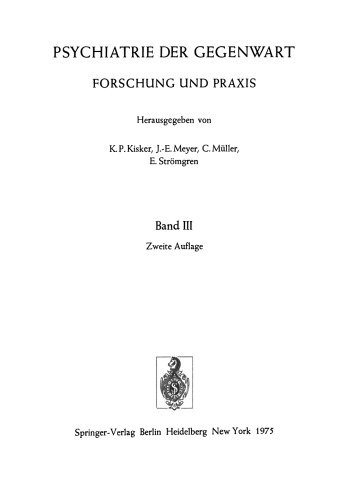 Soziale und Angewandte Psychiatrie