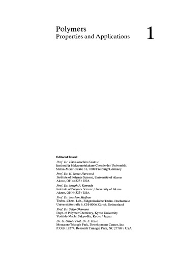 ESR Spectroscopy in Polymer Research
