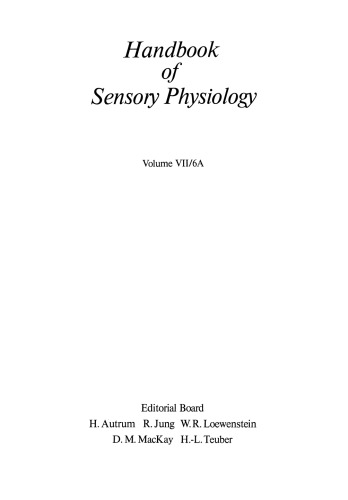 Comparative Physiology and Evolution of Vision in Invertebrates: A: Invertebrate Photoreceptors