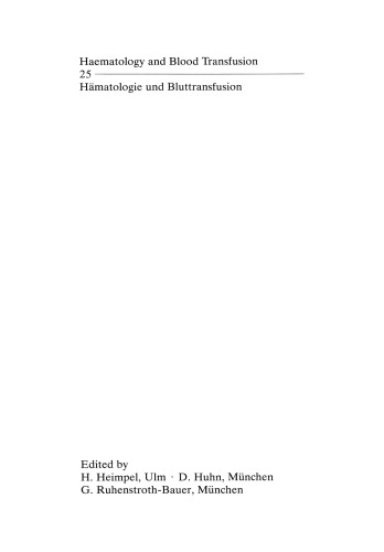 Immunobiology of Bone Marrow Transplantation: International Seminar of the Institut für Hämatologie, GSF, Munich under the auspices of the European Communities March 8–10, 1979, Neuherberg/München