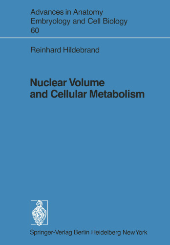 Nuclear Volume and Cellular Metabolism