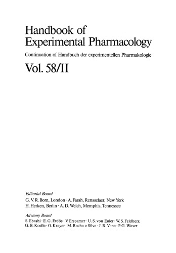 Cyclic Nucleotides: Part II: Physiology and Pharmacology