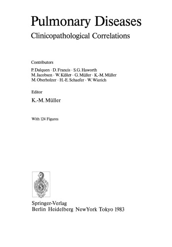 Pulmonary Diseases: Clinicopathological Correlations