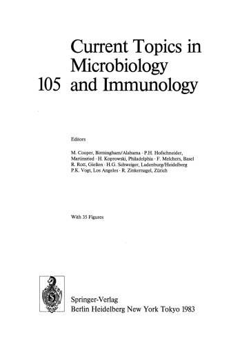 Current Topics in Microbiology and Immunology