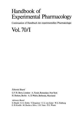 Pharmacology of Intestinal Permeation I