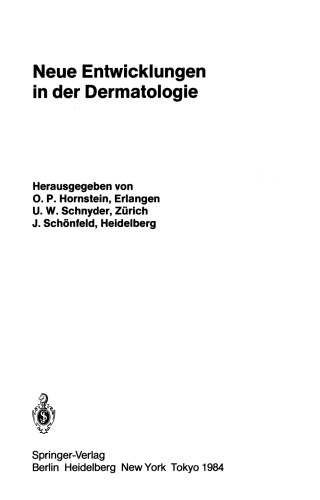 Neue Entwicklungen in der Dermatologie