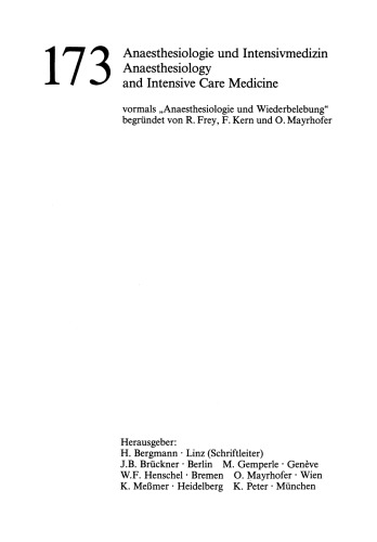 Infusions- und Ernährungstherapie des Polytraumatisierten: Klinische Untersuchungen