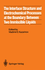 The Interface Structure and Electrochemical Processes at the Boundary Between Two Immiscible Liquids