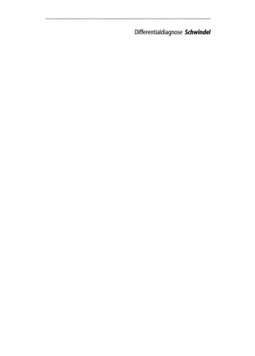 Differentialdiagnose Schwindel