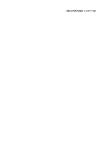 Ellbogenchirurgie in der Praxis