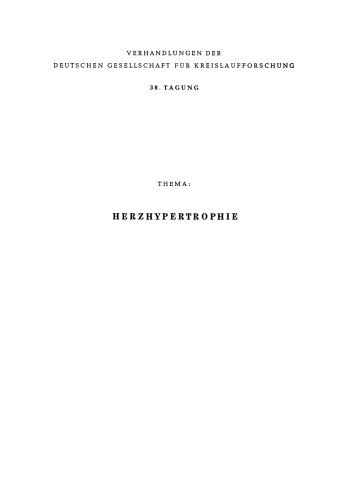 Herzhypertrophie