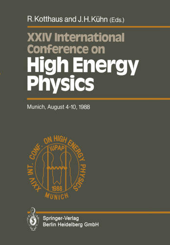 XXIV International Conference on High Energy Physics