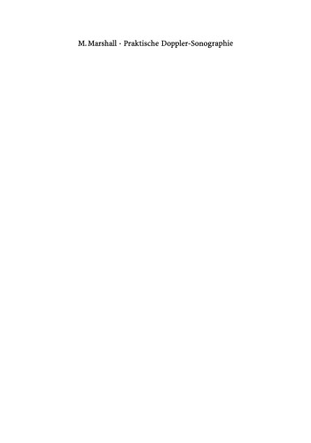Praktische Doppler-Sonographie