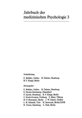 Psychosoziale Onkologie