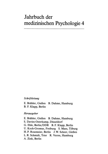 Krankheitsverarbeitung bei Kindern und Jugendlichen