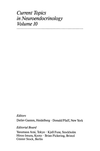 Behavioral Aspects of Neuroendocrinology