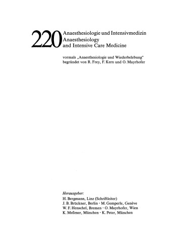 Der Schwerstverletzte: Ein notfallmedizinisches, anaesthesiologisches und intensivmedizinisches Problem
