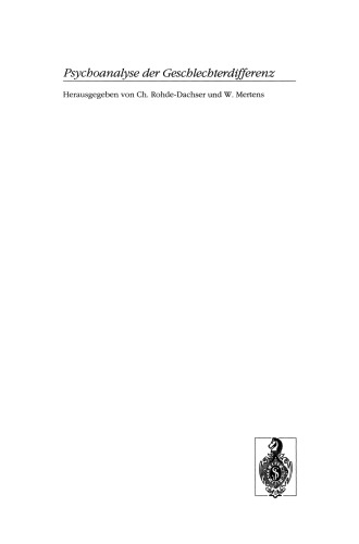 Vom Mädchen zur Frau: Literarische Darstellungen — psychoanalytisch betrachtet