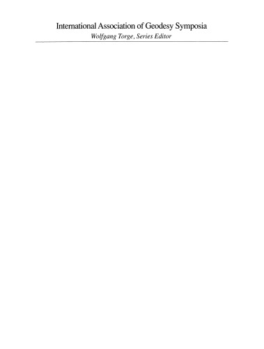 Geodesy and Physics of the Earth: Geodetic Contributions to Geodynamics