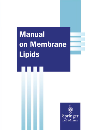Manual on Membrane Lipids