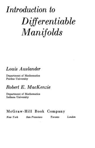 Introduction to differentiable manifolds